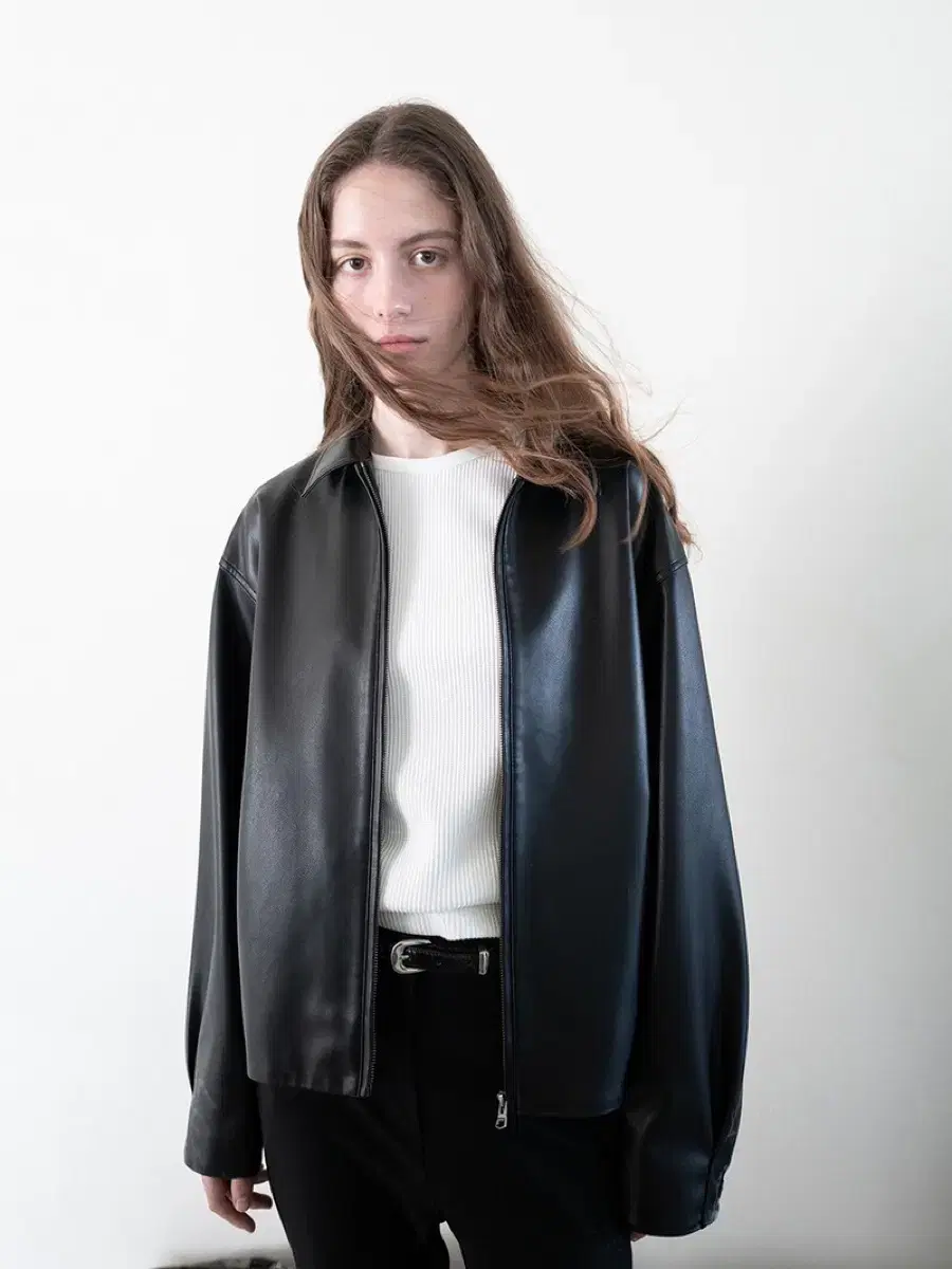 LE17SEPTEMBRE VEGAN LEATHER JACKE